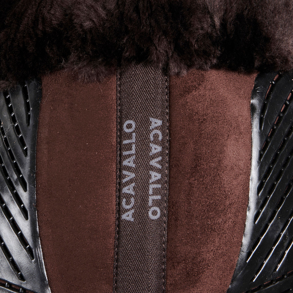 Acavallo Pad MF-S JCCS-S CW-CS suede cut-out sheepskin gel grip flat