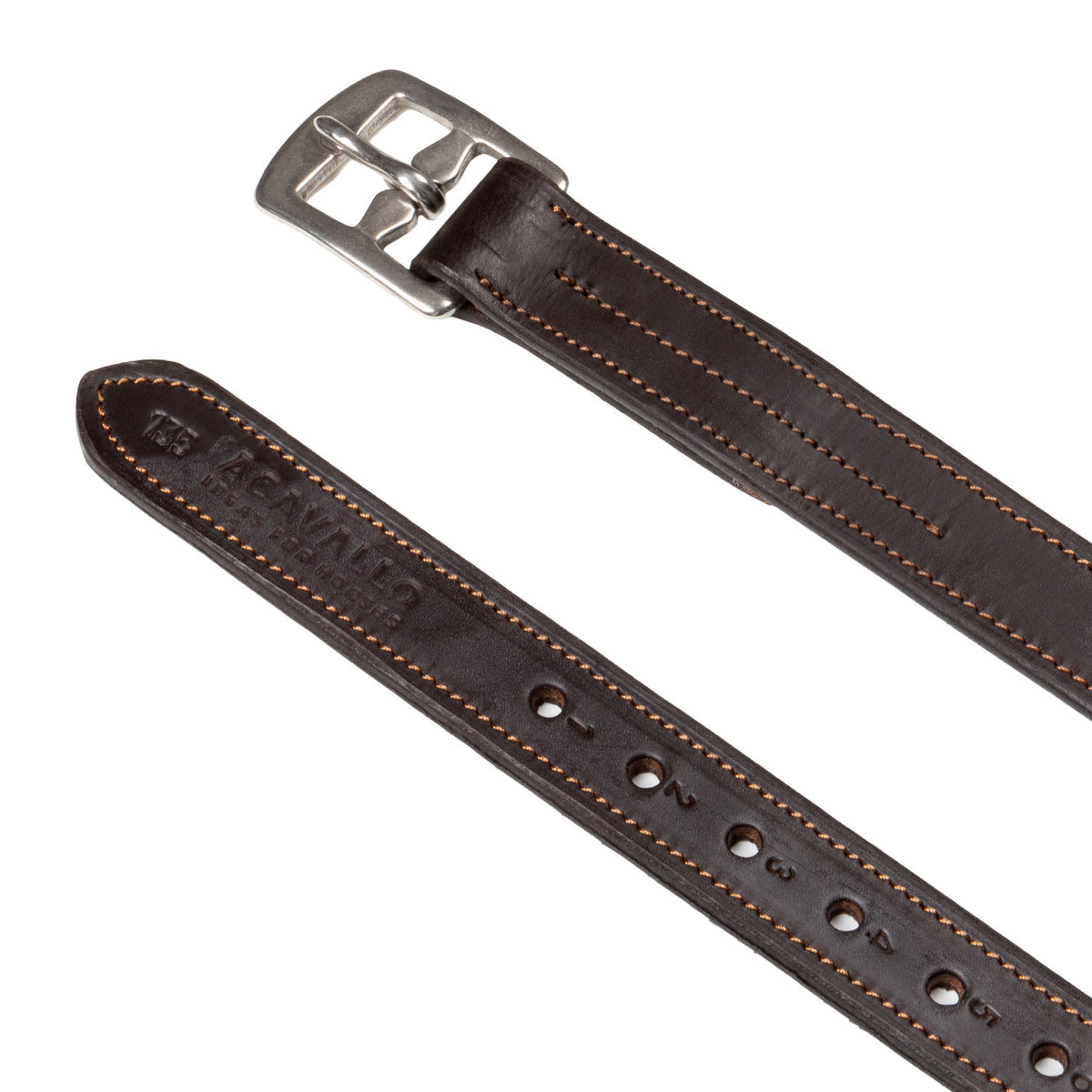 Acavallo Calfskin stirrup leathers internal reinforcement