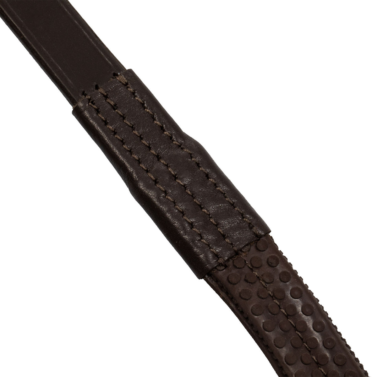 Equestro Reins with leather and rubber martingale