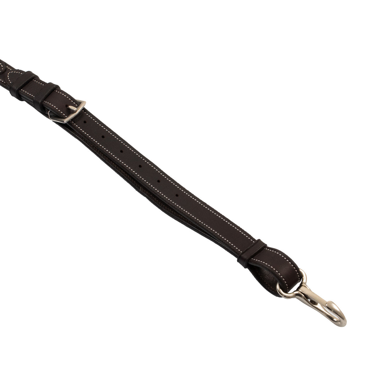 Equestro Anatomical leather breastplate with removable martingale
