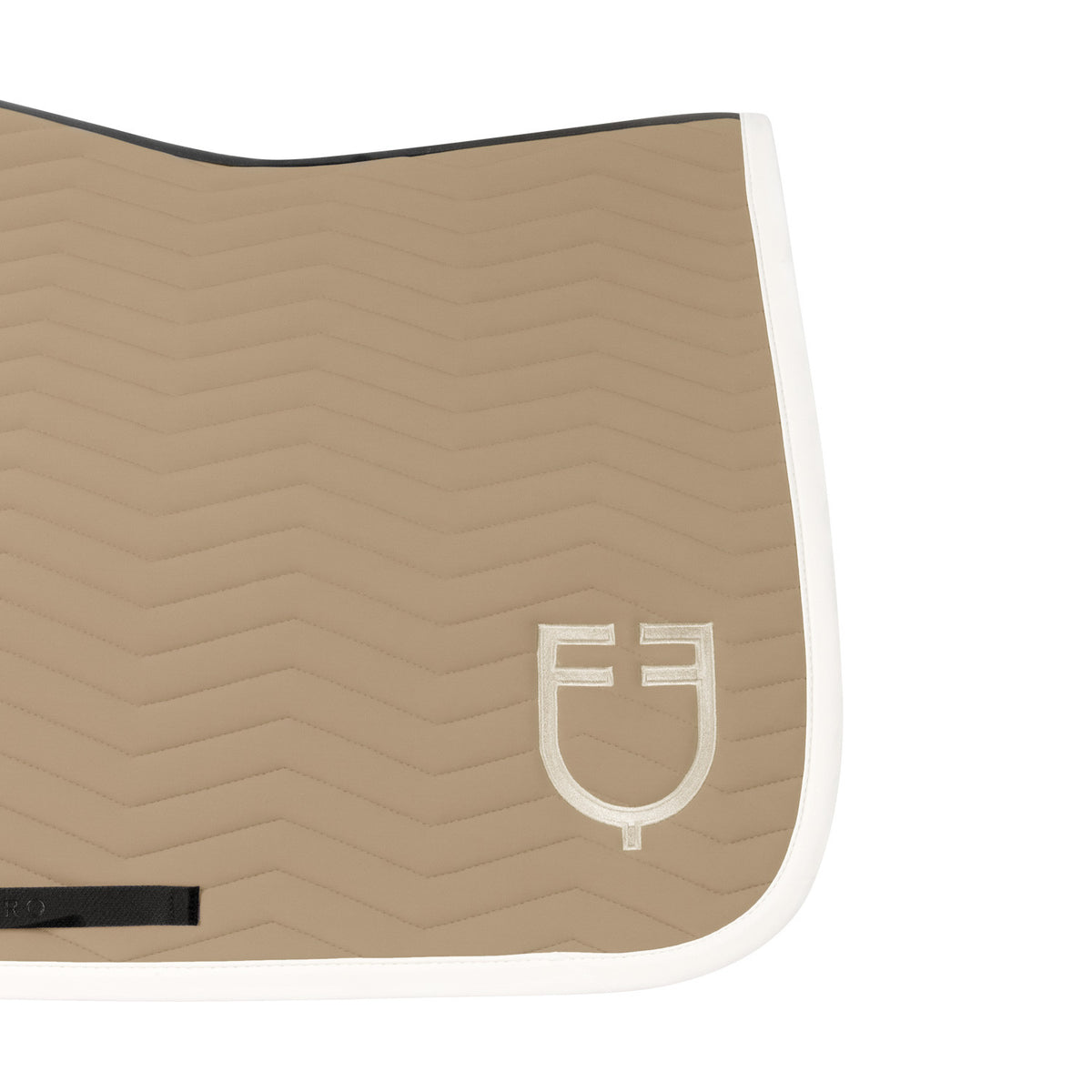 Equestro Wave Quilting jumping saddle pad in technical fabric