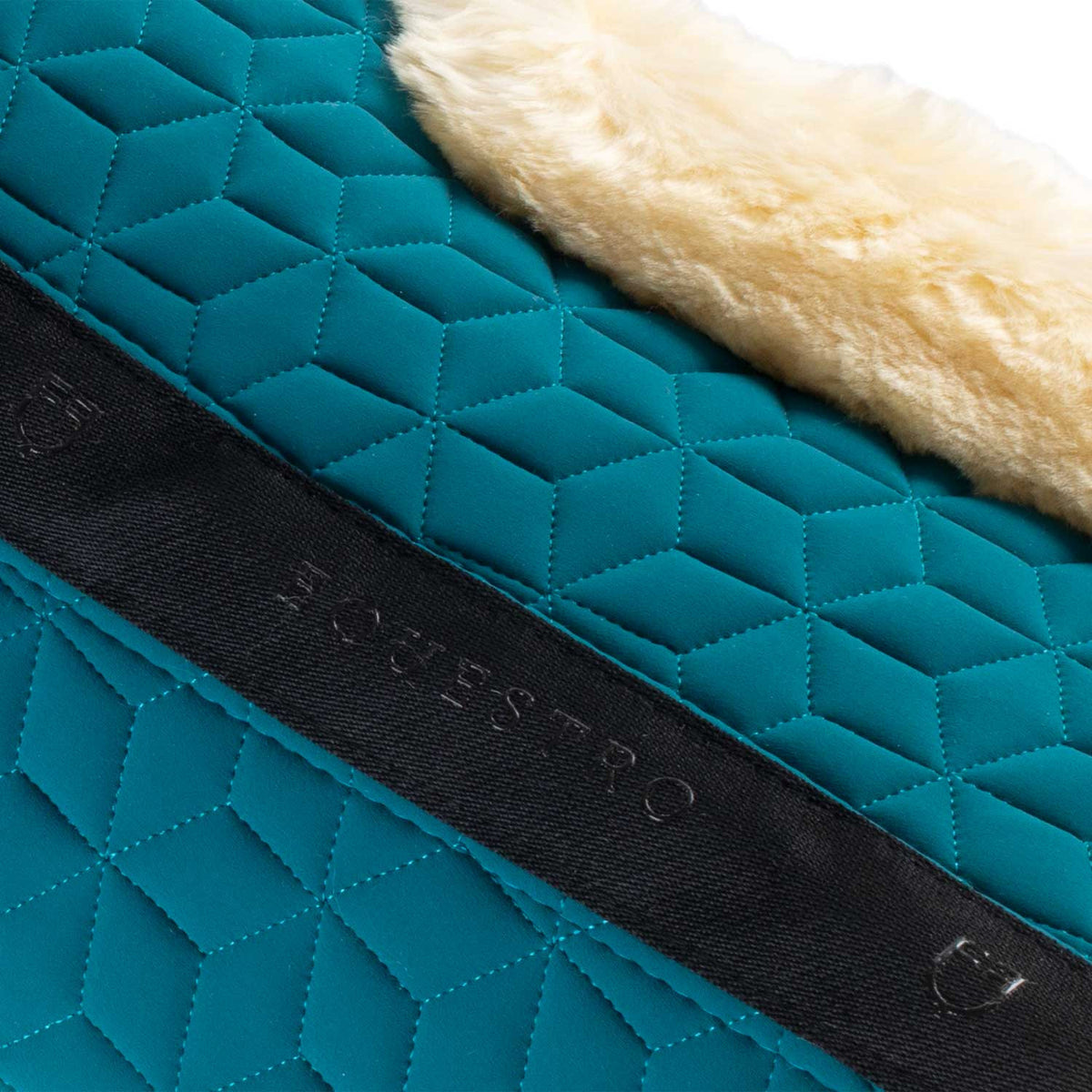 Equestro Technical fabric pad with sheepskin