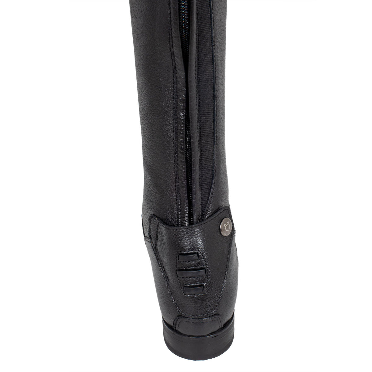 Equestro Unisex calfskin boots with front laces