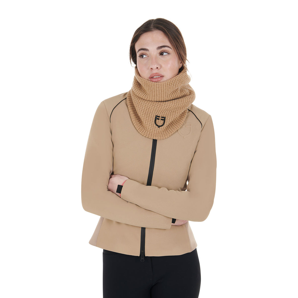 Equestro Unisex wool neck gaiter