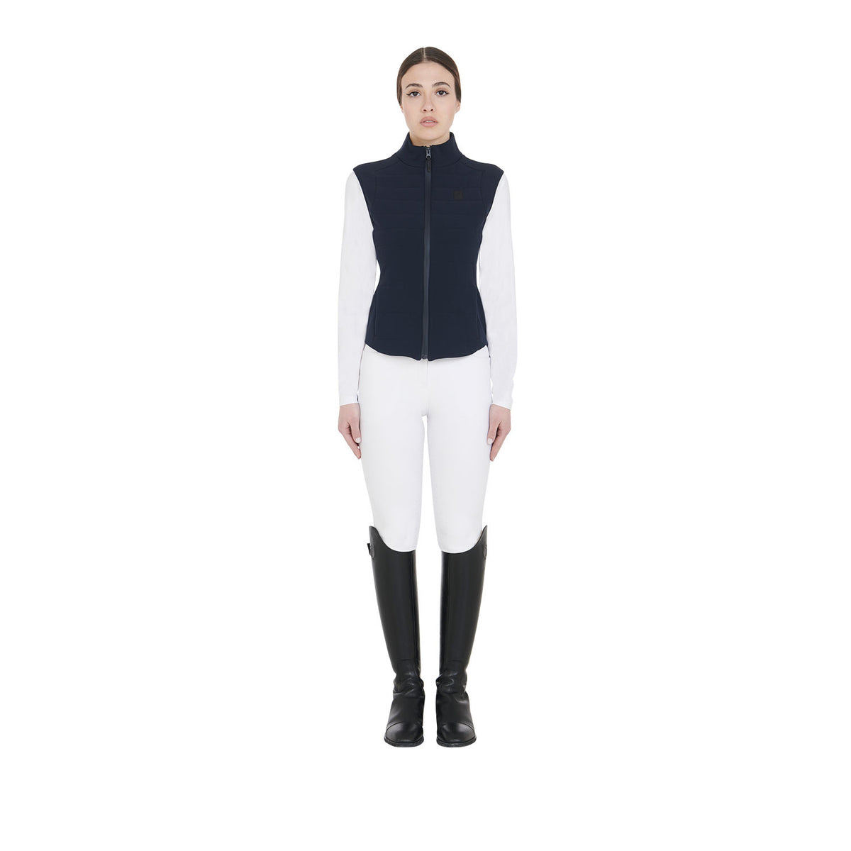 Equestro Women's vest in breathable technical fabric