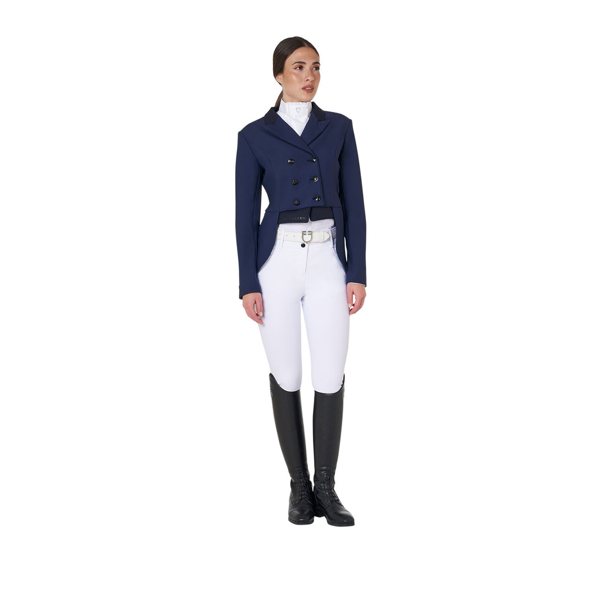Equestro Women's competition dressage half tailcoat