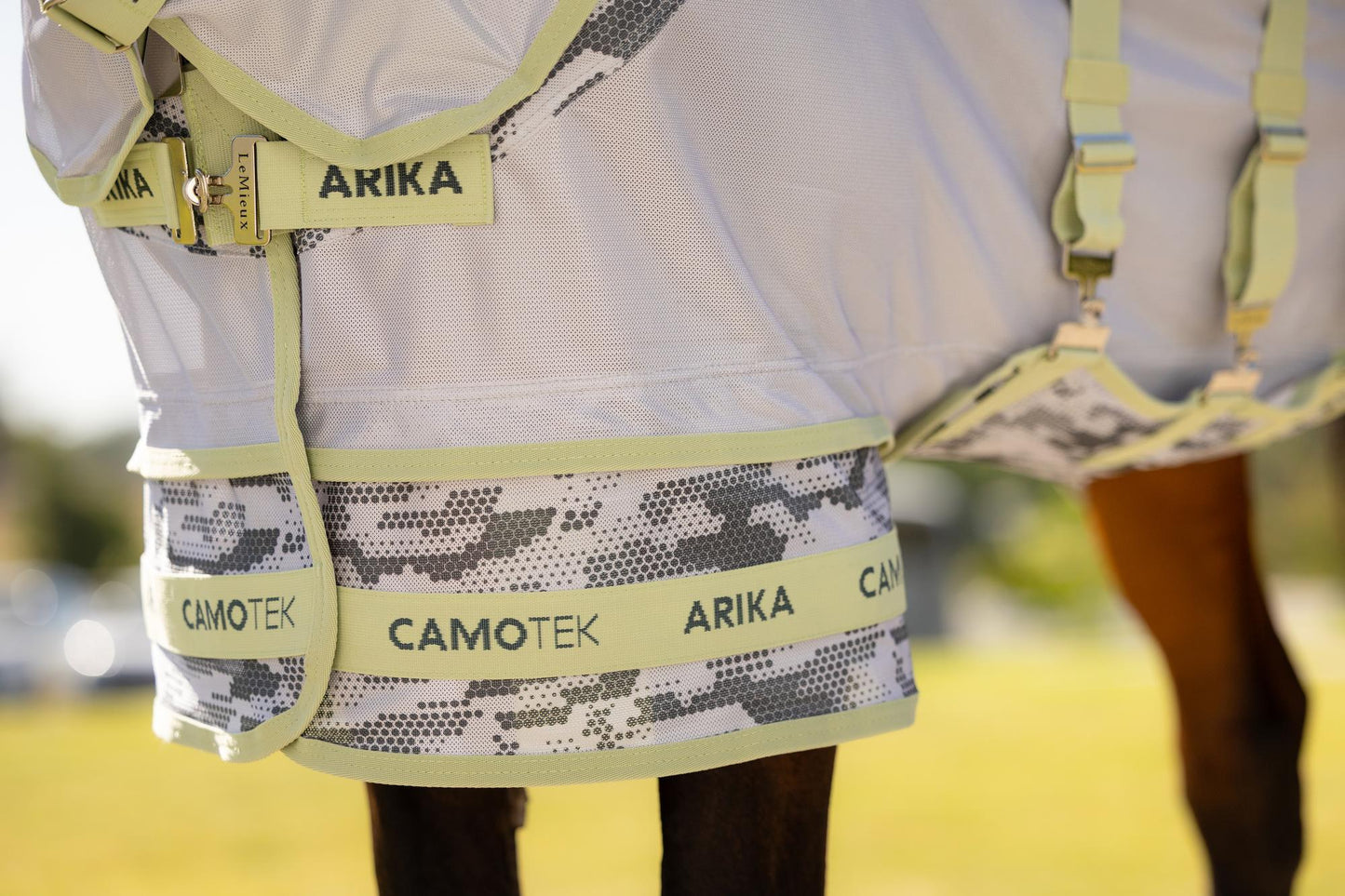 LeMieux SS26 Arika Camo Shower-Tek Fly Rug