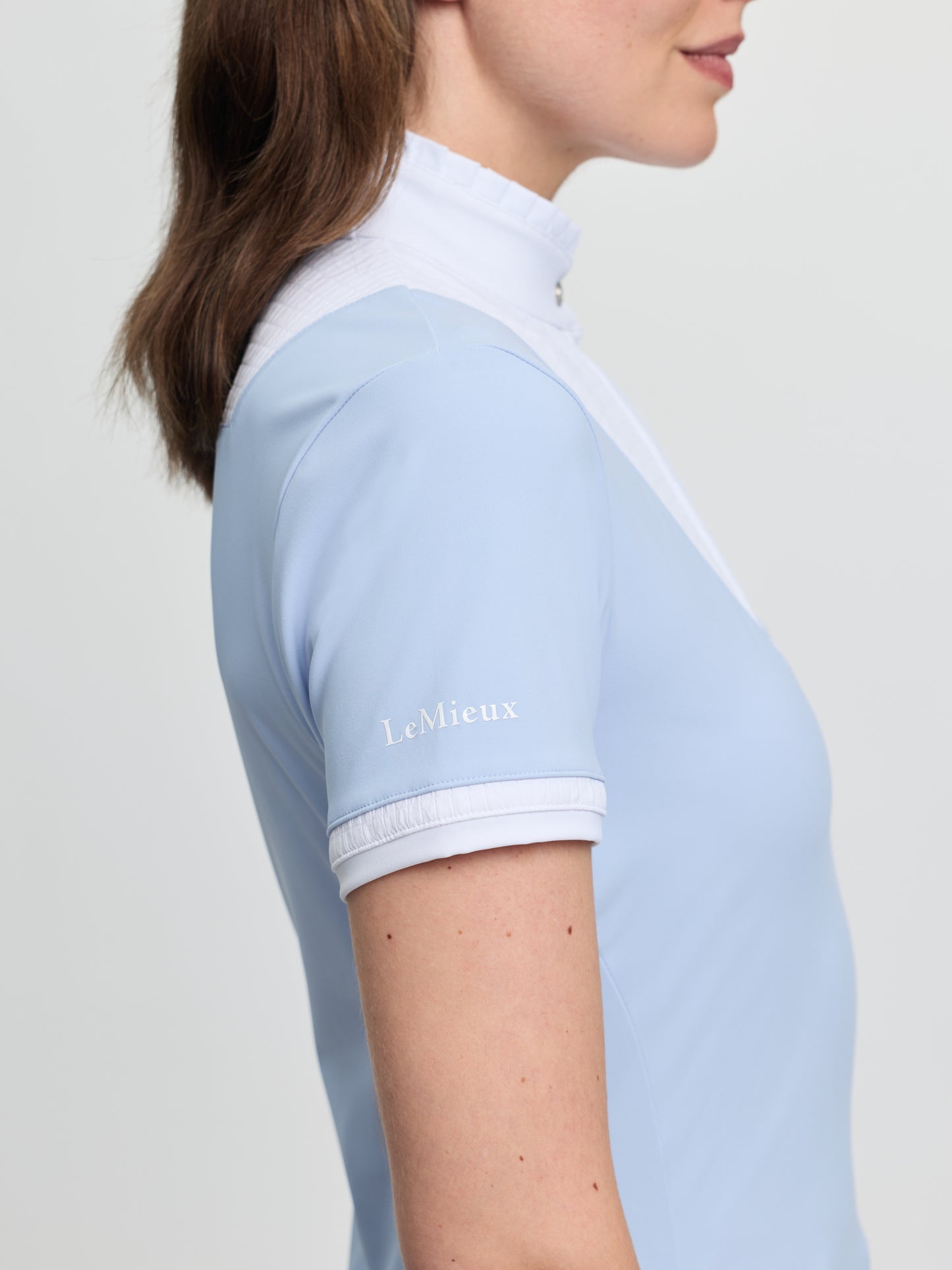 LeMieux SS26 Ladies Sophia Short Sleeve Pleated Show Shirt