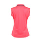 Aubrion SS24 Poise Sleeveless Tech Polo - Young Rider - Coral - 11/12 Years