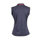 Aubrion SS24 Poise Sleeveless Tech Polo - Young Rider - Navy - 11/12 Years