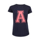 Aubrion SS24 Repose T-Shirt - Young Rider - Navy - 11/12 Years