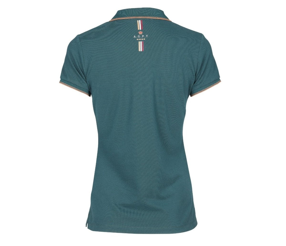 Aubrion SS24 Team Polo Shirt - Young Rider - Green - 11/12 Years