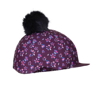 Aubrion SS24 Young Rider Hyde Park Hat Cover - Flower -