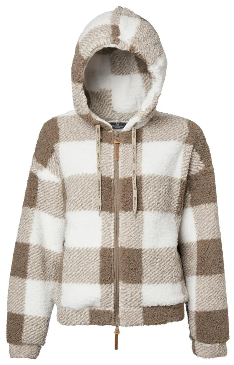 AW24 Mountain Horse Chess Fuzzy Fleece - XS -