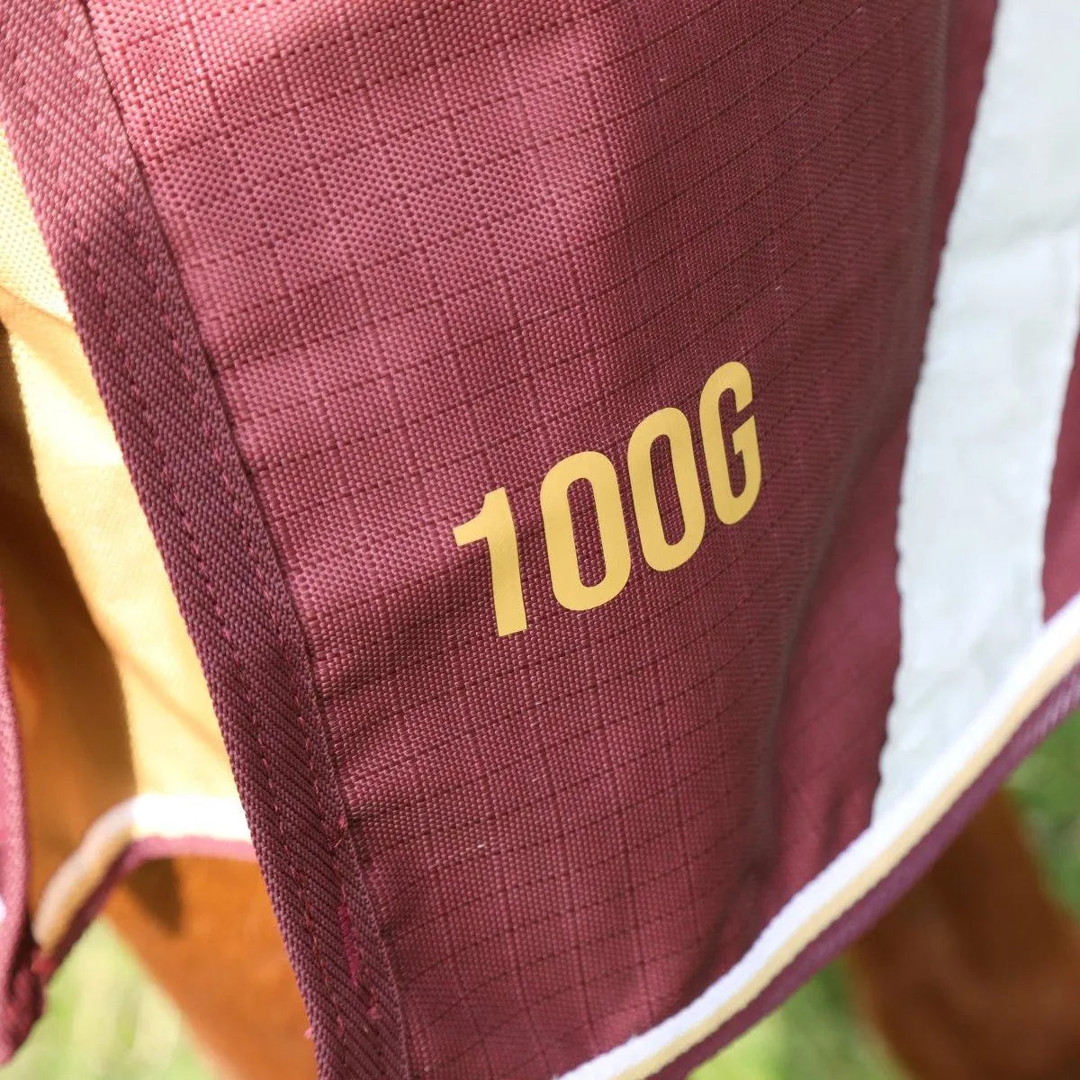 Highlander Plus 100 Turnout Rug - Maroon - 5ft