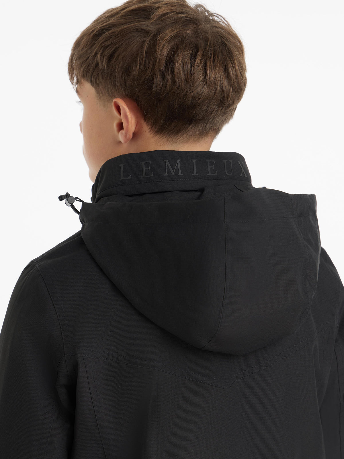 LeMieux AW25 Young Rider Boys Waterproof Team Jacket - Black