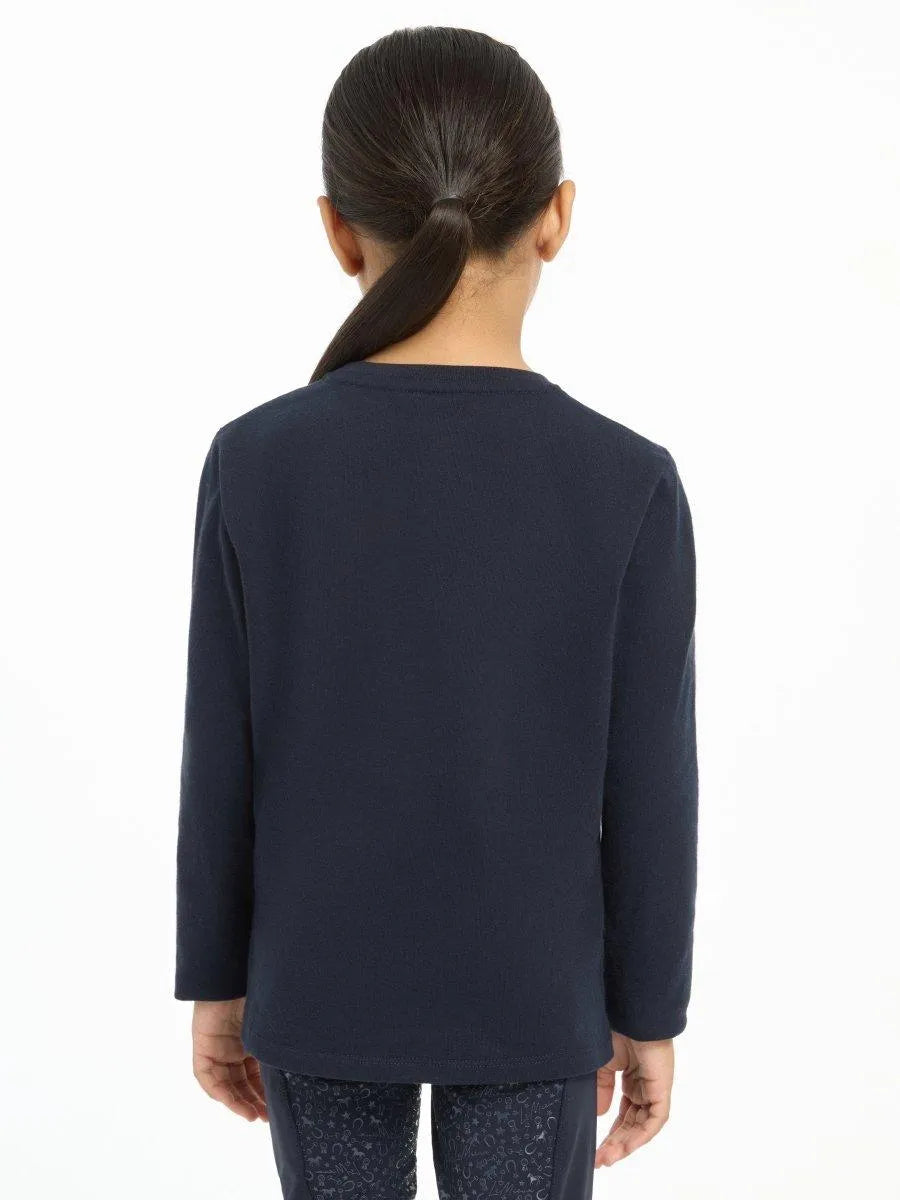 LeMieux AW24 Mini Jessie Long Sleeve Top - Navy - 3 - 4 years
