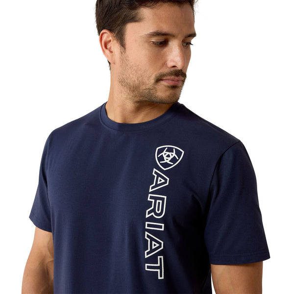 Ariat Mens SS26 Vertical Logo T-Shirt