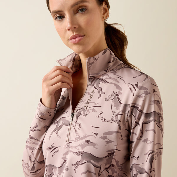 Ariat AW26 Ladies Lunaveil 1/2 Zip Baselayer