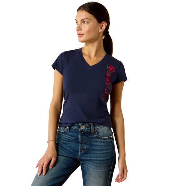 Ariat Ladies SS26 Vertical Logo T-Shirt