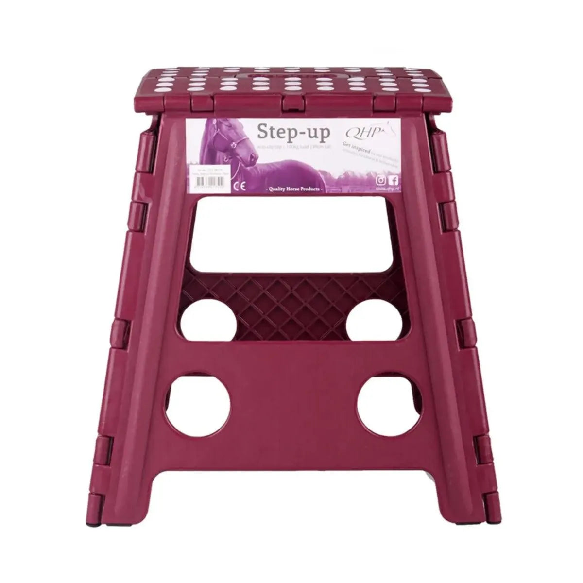 QHP Step Up Stool - Burgandy -