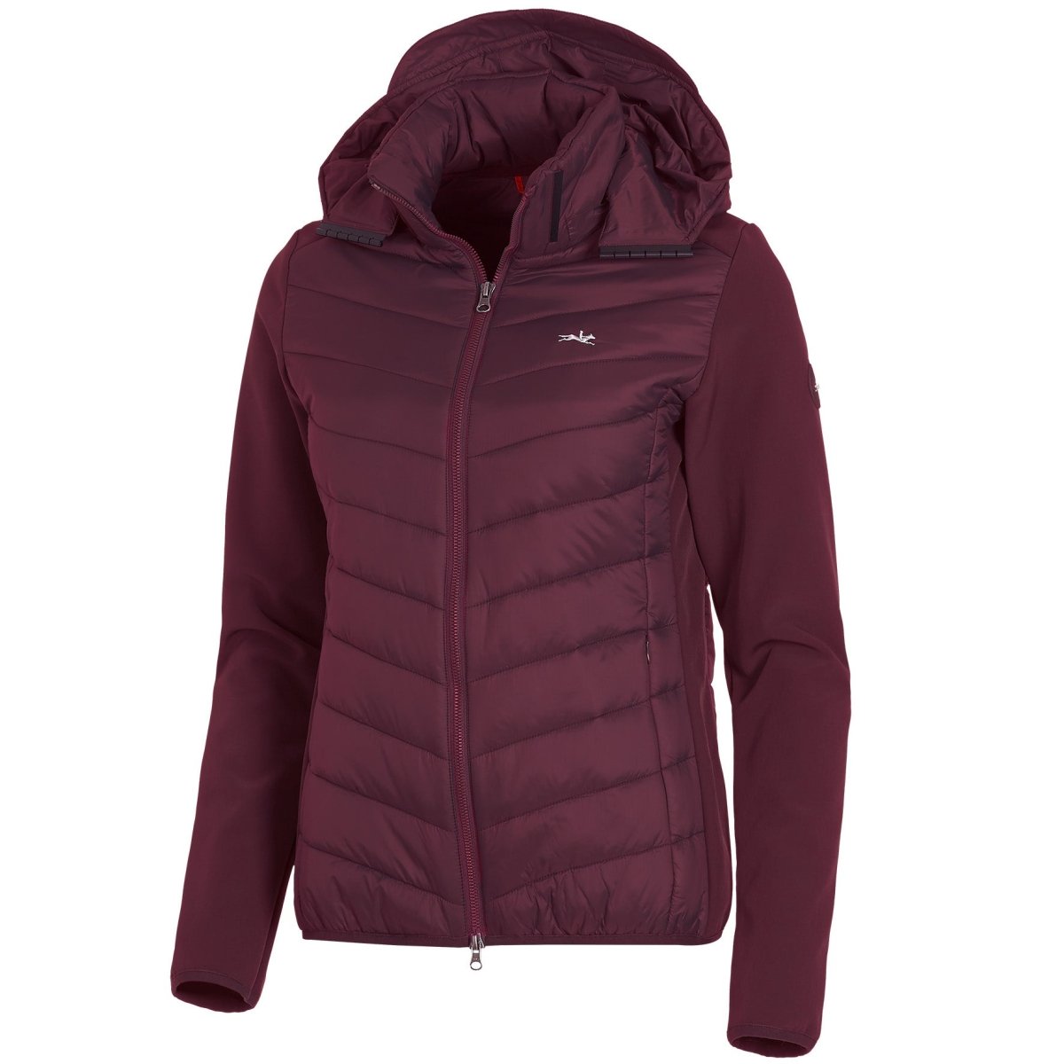 Schockemohle Womens Nuria Quilted Jacket - Wine - Extra Small