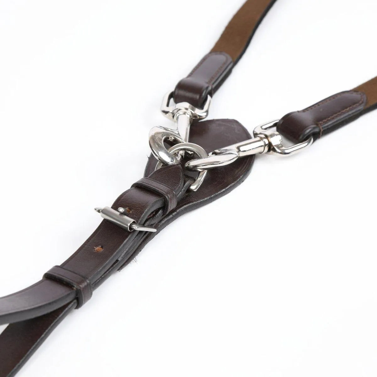 Velociti Gara Elasticated Draw Reins - Havana -