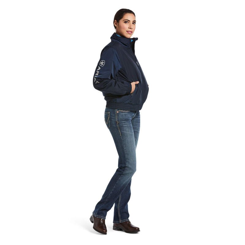 Ariat AW23 Ladies Insulated Stable Jacket - Navy - Extra Small