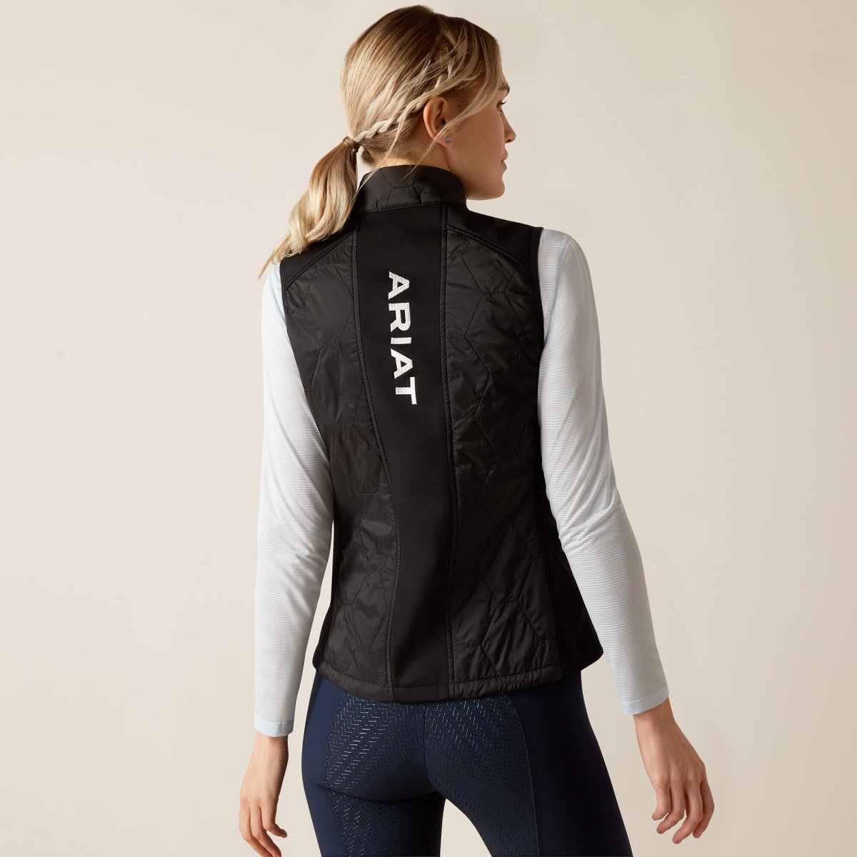 Ariat SS24 Womens Fusion Insulated Vest - Black - XS