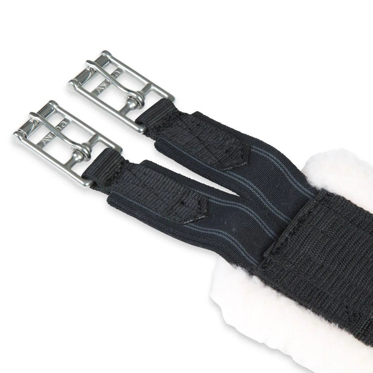 ARMA Fleece Lined Girth - Elastic - Black - 30