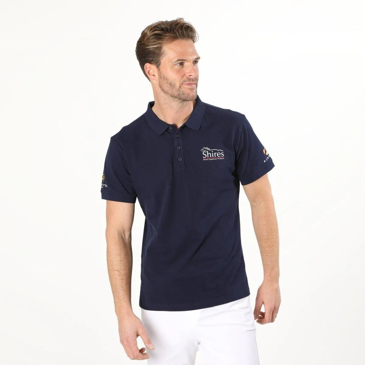 Aubrion Branded Polo Shirt - Gents - Navy - XL