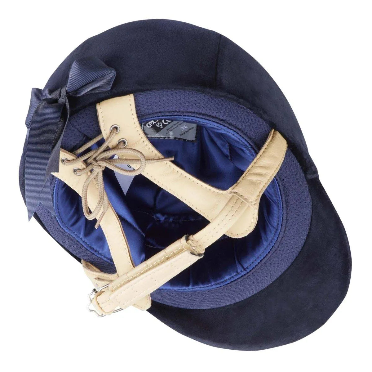 Champion CPX Showmaster Peaked Helmet - Navy - 55cm