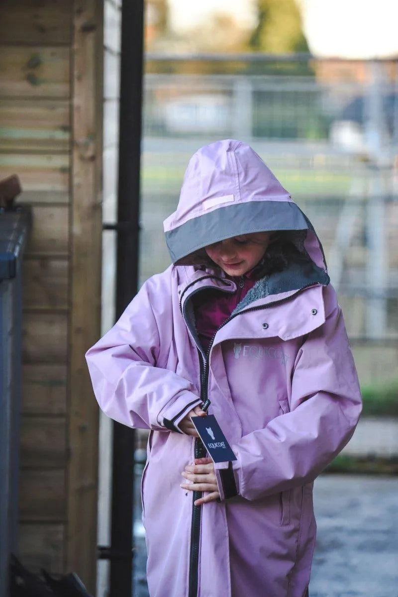 Equicoat Pro - Kids Waterproof Coat - Teal - X-Small