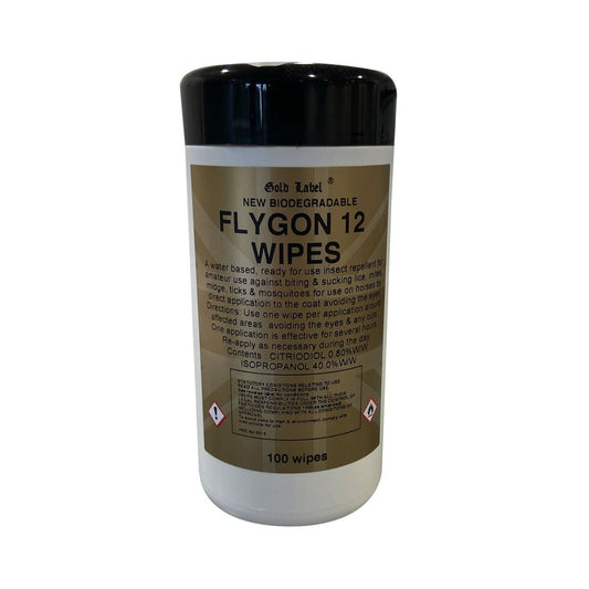Gold Label Flygon 12 Wipes - 100Pack -
