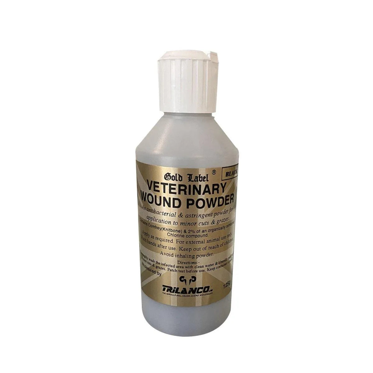 Gold Label Veterinary Wound Powder - Black - 125Gm