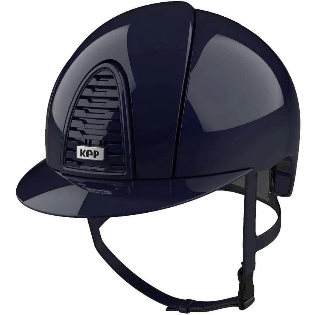 KEP Cromo 2.0 Polish Riding Helmet - No Liner Included - Blue - Medium (52cm-58cm)