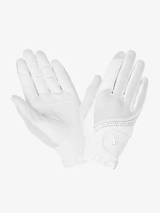 LeMieux Crystal Riding Gloves - Navy - Extra Extra Small