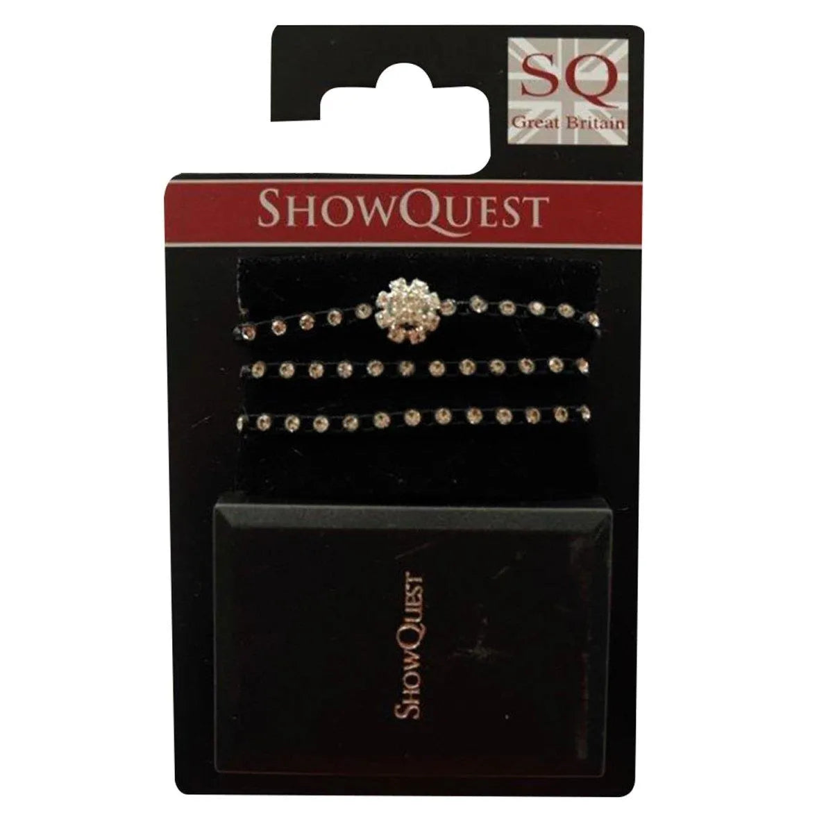Showquest Elastic Crystal Hat Band - -