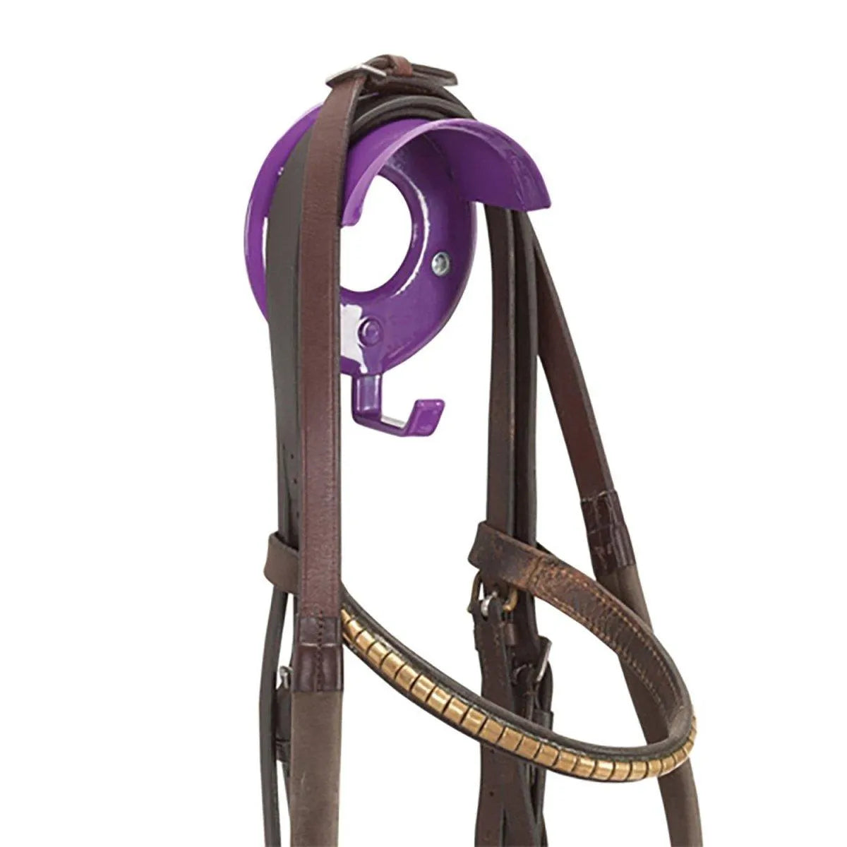 Stubbs Bridle Rack Single - Purple -