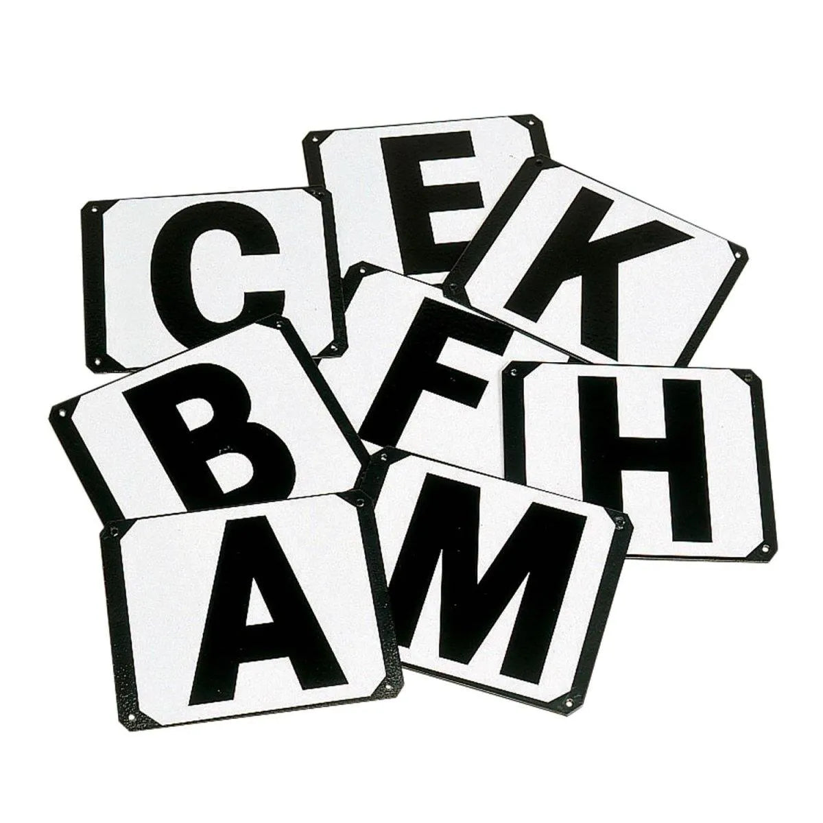 Stubbs Screw On Steel Plates Letters - -