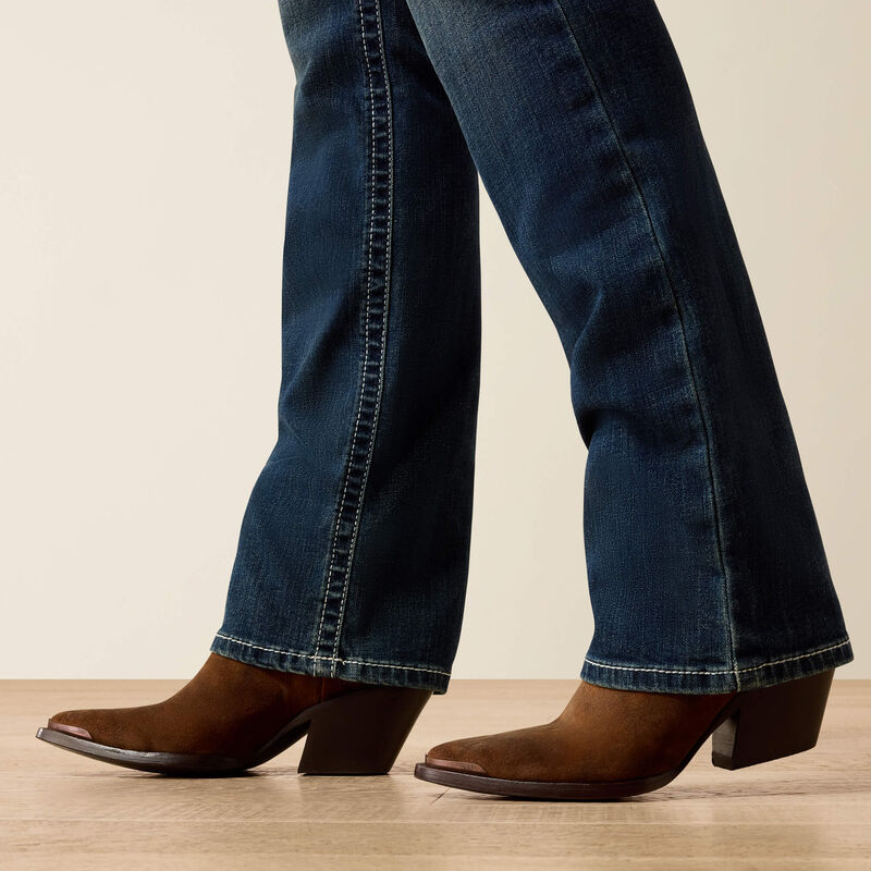 Ariat Ladies R.E.A.L. Mid Rise Straight Leg Jean