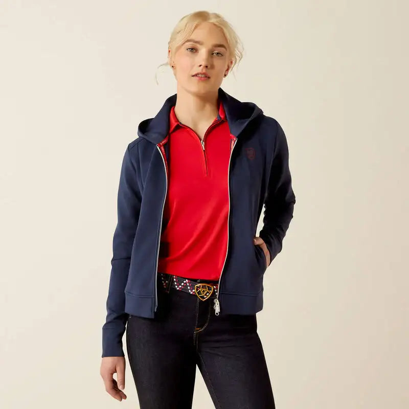 Ariat SS25 Ladies Antez Team Full Zip Sweatshirt