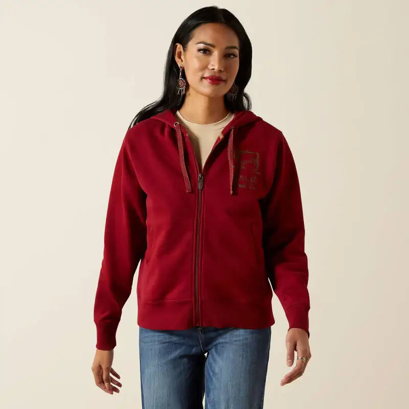 Ariat AW25 Stitched Full Zip Hoodie