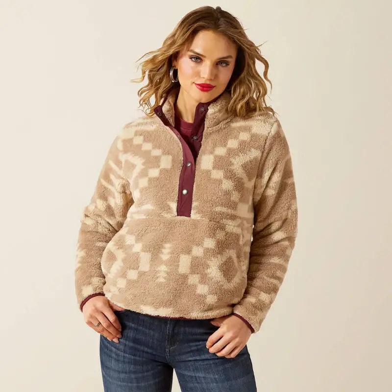 Ariat AW25 Berber Snap Front Sweatshirt