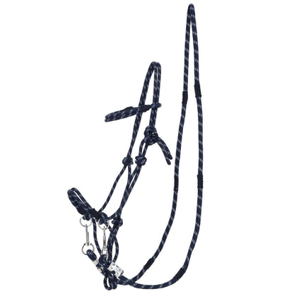 QHP Rope Halter Aubree With Rein