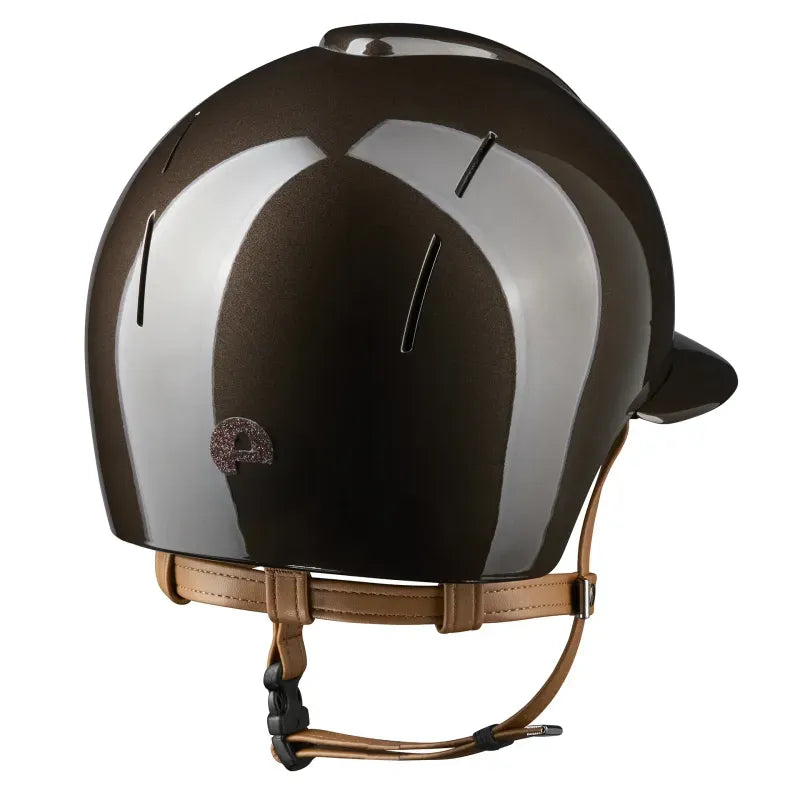 KEP Smart Nova Polish Star Polo Visor Riding Helmet - No Liner Included