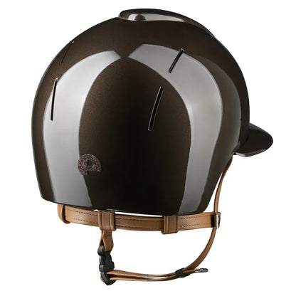 KEP Smart Nova Polish Star Polo Visor Riding Helmet - No Liner Included