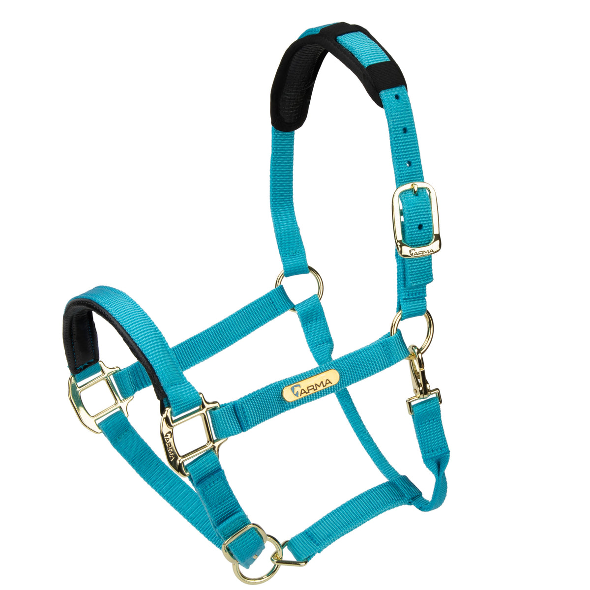 Shires Topaz Nylon Headcollar - Blue
