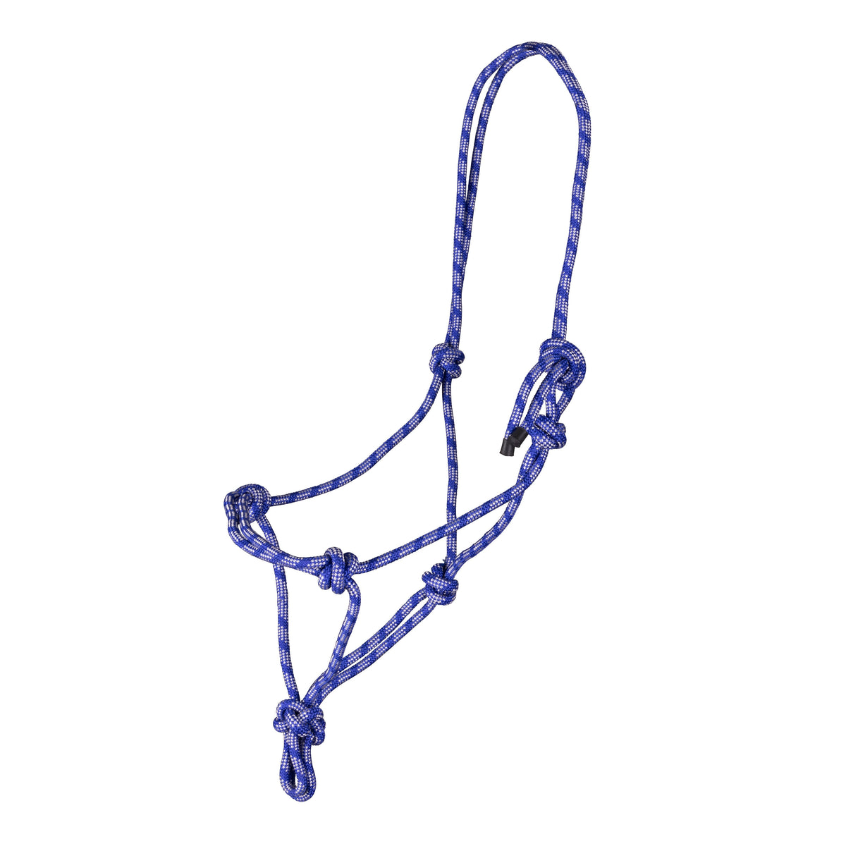 Shires Rope Control Headcollar - Navy/White