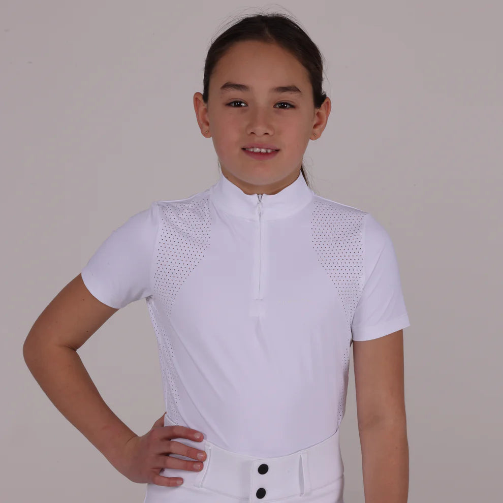Aubrion SS26 Optima QX Show Shirt - Young Rider